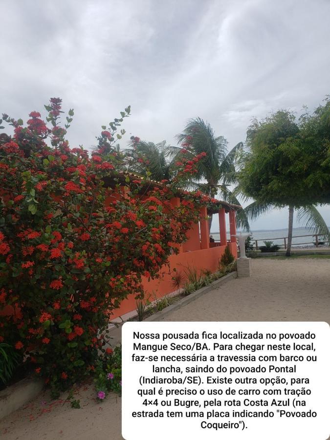 Pousada Grao De Areia Beira Mar Mangue Seco  Luaran gambar